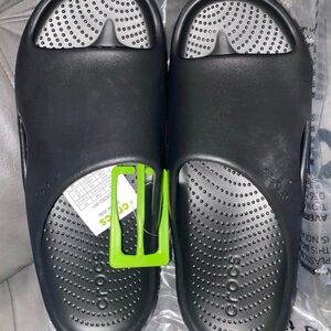 CROCS Black Slip-On Loafers